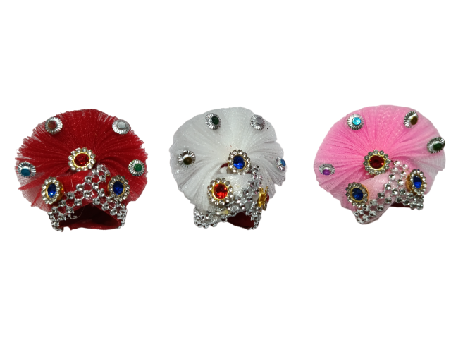 Gopal Krishna Laddu Gopal Pagdi & Mukut Set – Combo 3